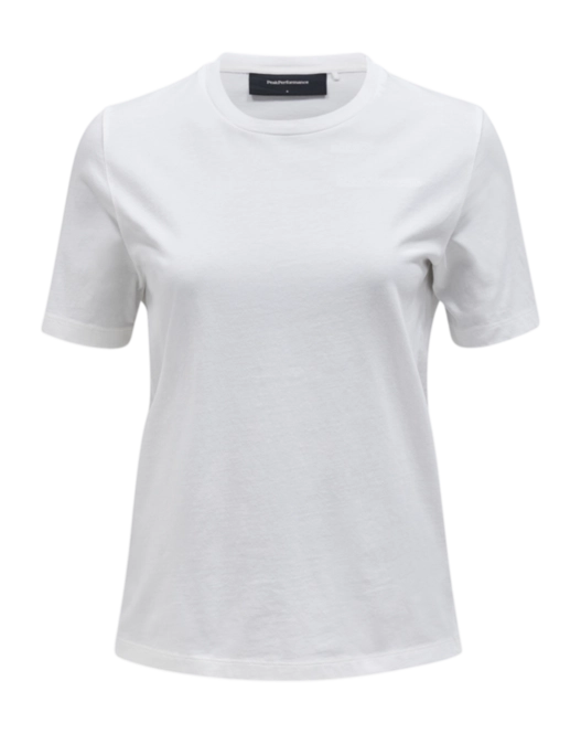 T-Shirt Peak Performance Women Original Small Logo Tee Offwhite