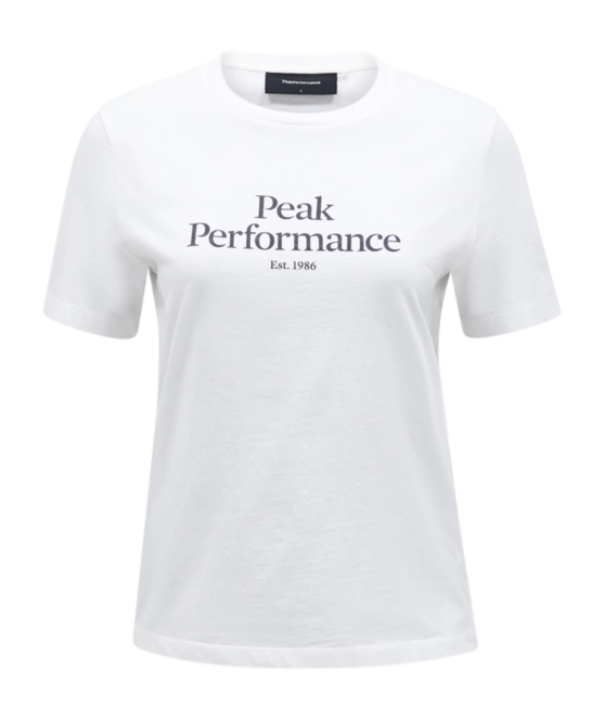 T-Shirt Peak Performance Women Original Tee Offwhite Black