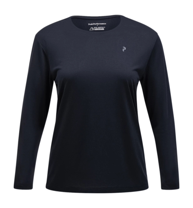 T-Shirt Peak Performance Women Delta LS Tee Black 25