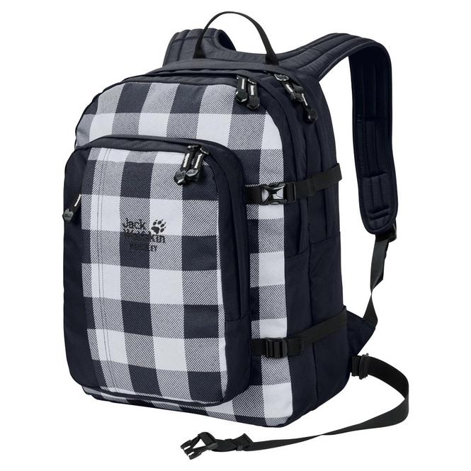 Rucksack Jack Wolfskin Berkeley Grey Lumber Check