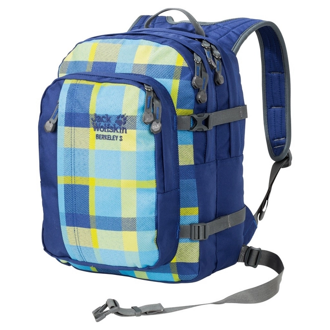 Rucksack Jack Wolfskin Kids Berkeley S Blue Woven Check