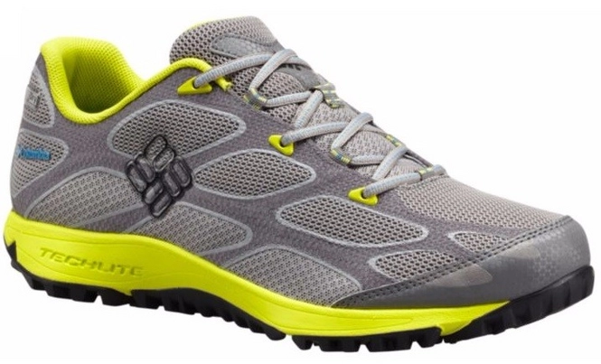 Trail Running Shoe Columbia Men's Conspiracy IV Outdry Light Grey Static Blue