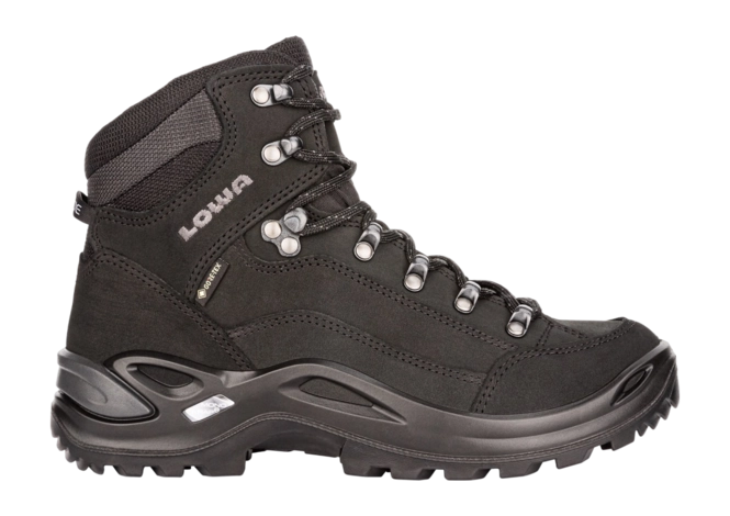 Walking Boots Lowa Women Renegade GTX Mid WS Deep Black