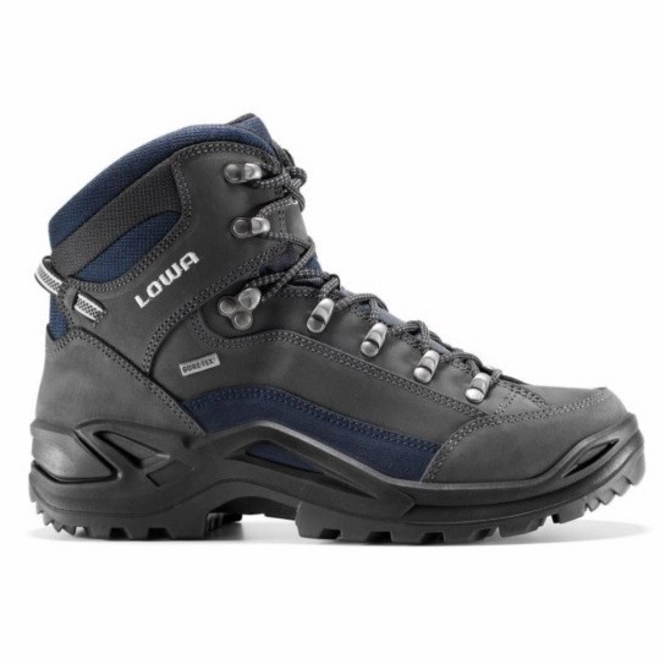 Walking Shoe Lowa Renegade GTX Mid Dark Grey Navy