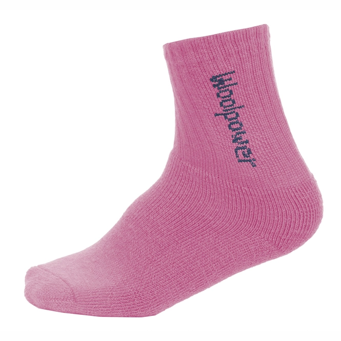 Socks Woolpower Kids Logo 400 Sea Star Rose