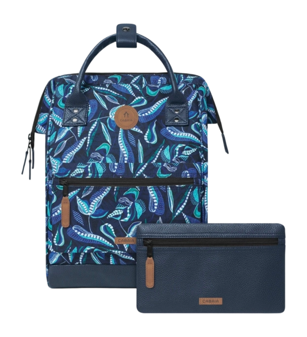 Rucksack Cabaïa Adventurer All Over Recycled Oxford Printed Fontainebleau Small