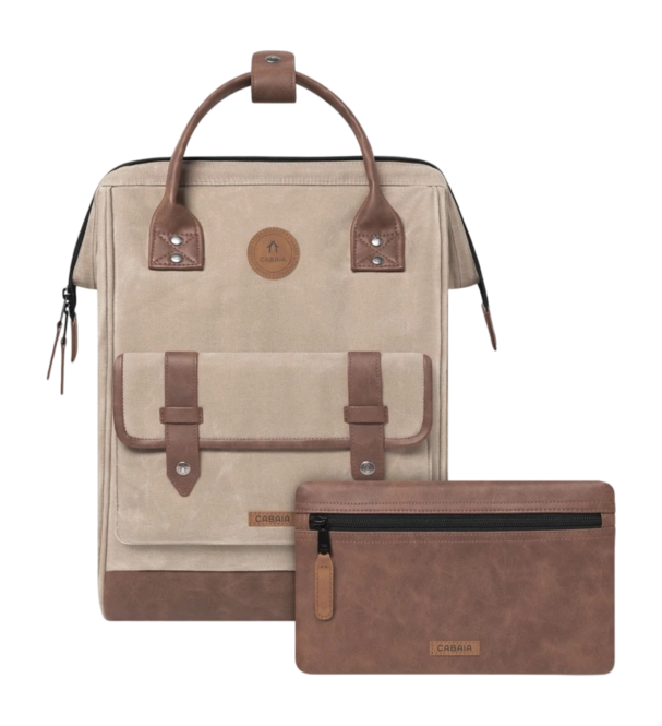 Rucksack Cabaïa Adventurer Recycled Waxed Cotton Flap Medium