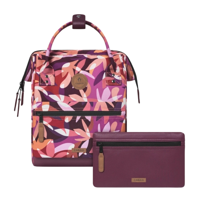 Rucksack Cabaïa Adventurer All Over Recycled Oxford Printed Montreuil Small