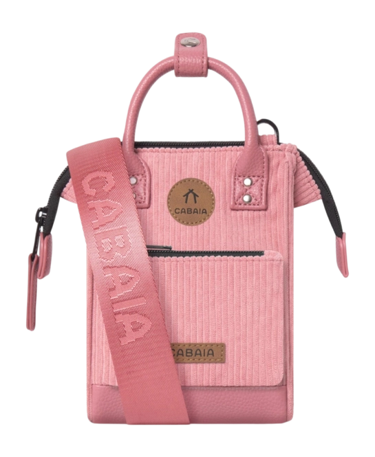 Shoulder Bag Cabaïa Nano Recycled Velvet Gold Coast