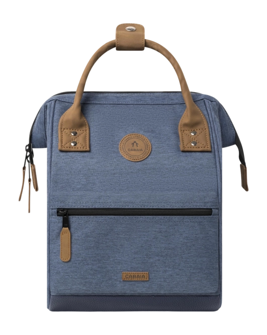 Cabaïa Adventurer Rucksack Melange Paris Blue Melange Small