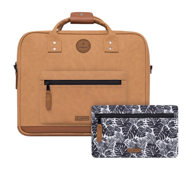 Shoulder Bag Cabaïa Messenger Moscow Camel Medium