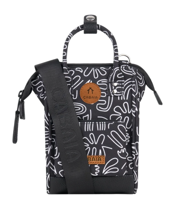 Neck Pouch Cabaïa Nano All Over Amiens Black And White