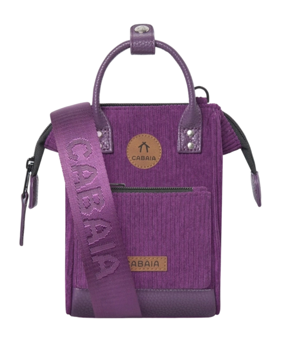 Shoulder Bag Cabaïa Nano Recycled Velvet Nancy