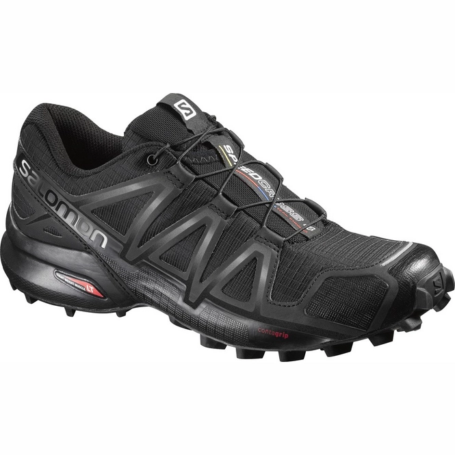 Trail Running Shoes Salomon Speedcross 4 Women Black Black Metal