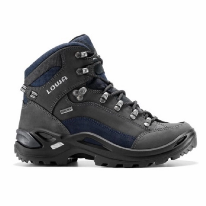 Walking Shoe Lowa Renegade Gtx Mid Ws Dark Grey Navy