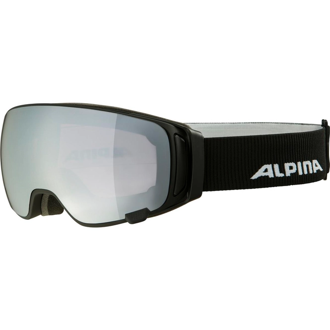 Ski Goggles Alpina Double Jack Mag Q Black Matt