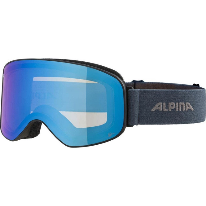 Ski Goggles Alpina Slope Q Lite Black/Dirblue Matt '24