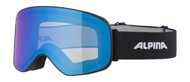 Ski Goggles Alpina Slope Q Lite Black Matt '24