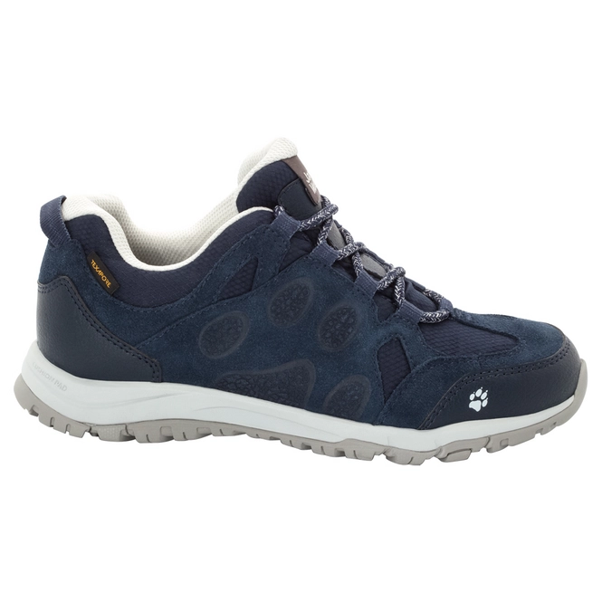 Walking Shoes Jack Wolfskin Women Rocksand Texapore Low Midnight Blue