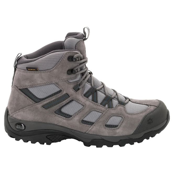 Walking Boots Jack Wolfskin Men Vojo Hike 2 Texapore Mid Tarmac Grey