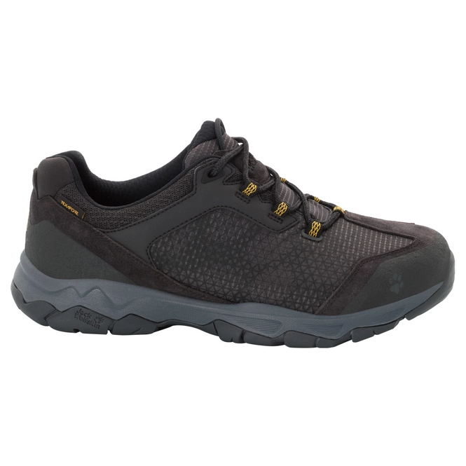 Walking Shoes Jack Wolfskin Men Rock Hunter Texapore Low Burly Yellow XT
