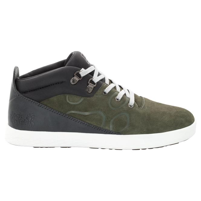 Walking Shoes Jack Wolfskin Men Auckland Mid Grape Leaf