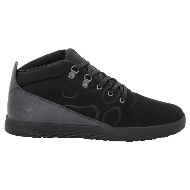 Walking Shoes Jack Wolfskin Men Auckland Mid Black