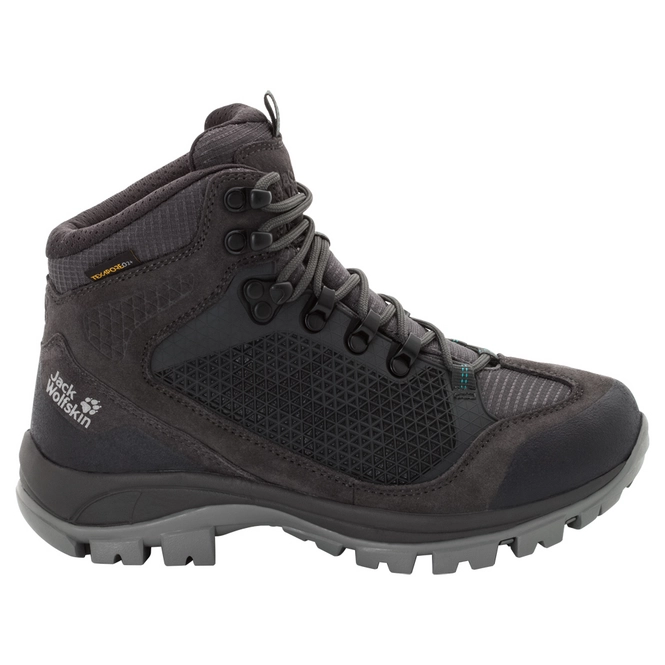 Walking Boots Jack Wolfskin Women All Terrain Pro Texapore Mid Dark Steel