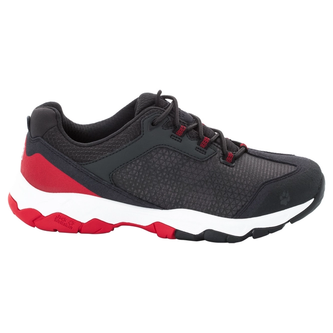 Walking Shoes Jack Wolfskin Men Rock Hunter Low Ruby Red