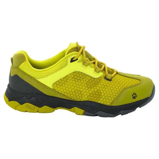 Walking Shoes Jack Wolfskin Men Rock Hunter Low Eucalyptus Green