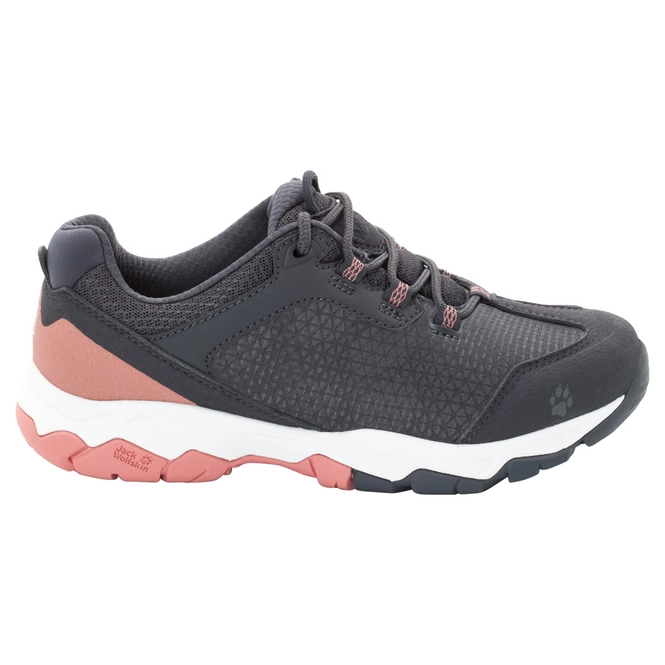 Walking Shoes Jack Wolfskin Women Rock Hunter Low Rose Quartz