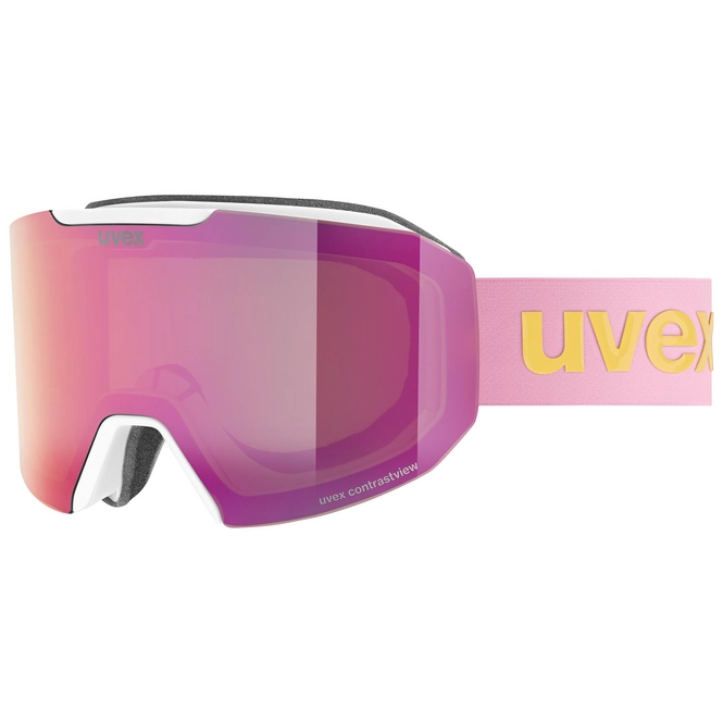 Ski Goggles Uvex Evidnt Attract WE CV DL / FM White / Rose / Green '24