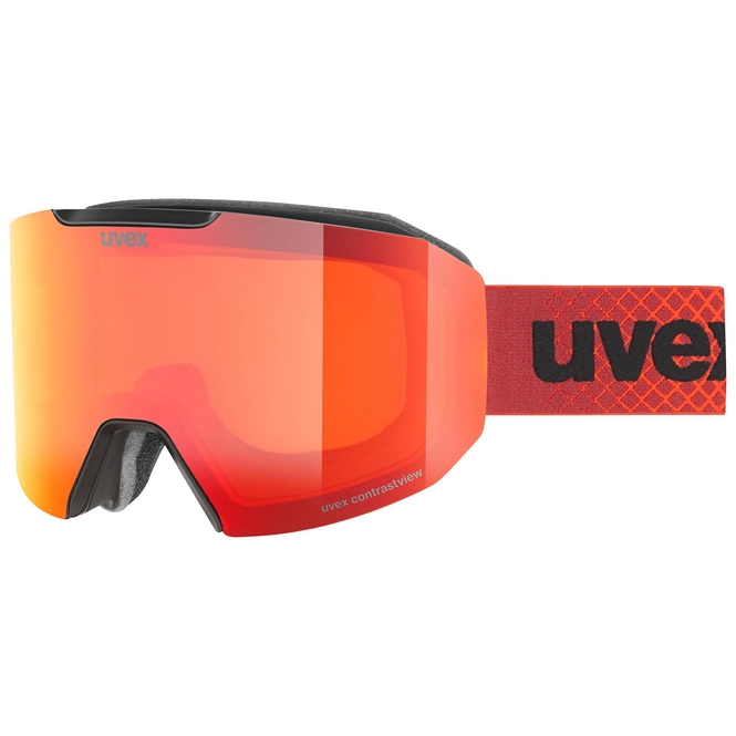 Ski Goggles Uvex Evidnt Attract CV DL / FM Black / Red / Orange