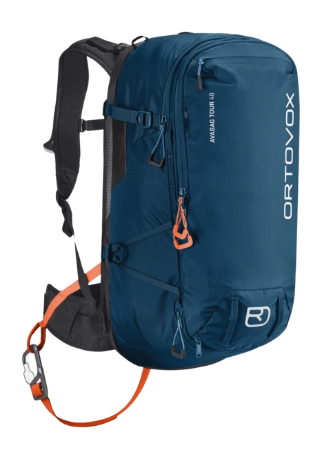 Ski Backpack Ortovox Men Avabag Litric Tour 40 Petrol Blue