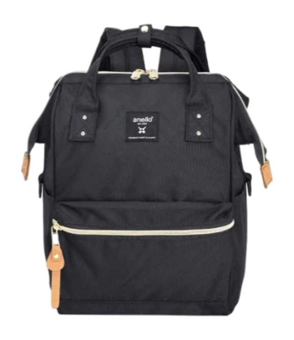 Rucksack Anello Cross Bottle Kuchigane Black