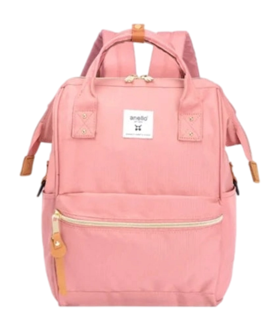 Rucksack Anello Cross Bottle Kuchigane Pink