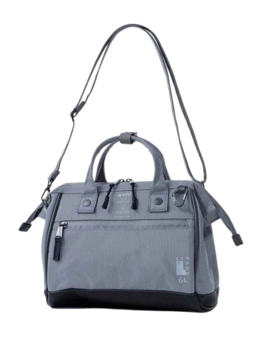 Shoulder bag Anello Expand3 Kuchigane Grey