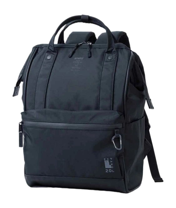 Rucksack Anello Expand3 Kuchigane for 15 inch Laptop Black