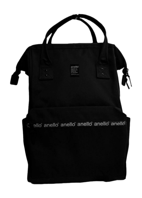 Rucksack Anello Zip Kuchigane for 13 inch Laptop Black