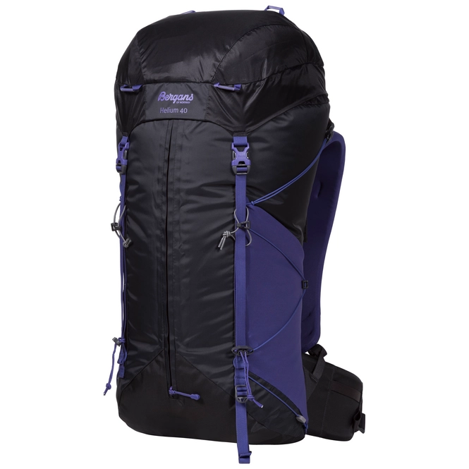 Backpack Bergans Women Helium 40 L Solid Charcoal Funky Purple
