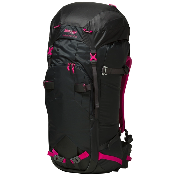 Backpack Bergans Women Helium PRO 55 L Solid Charcoal Hot Pink