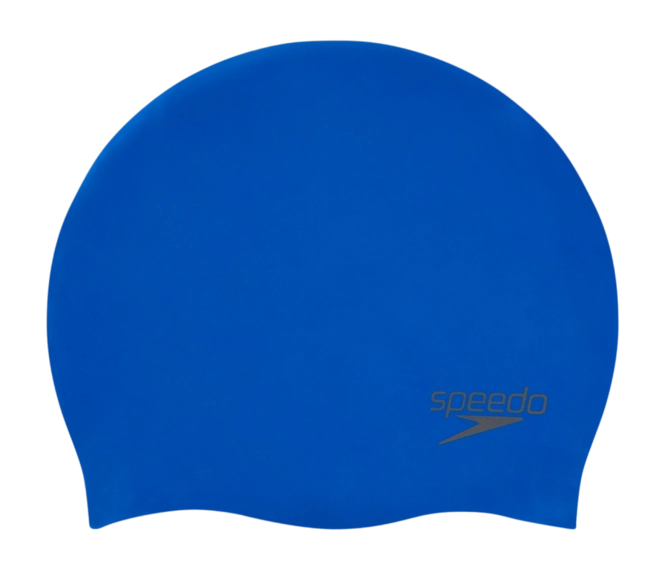 Swimming Cap Speedo Unisex Moulded Silicone Cap Blue
