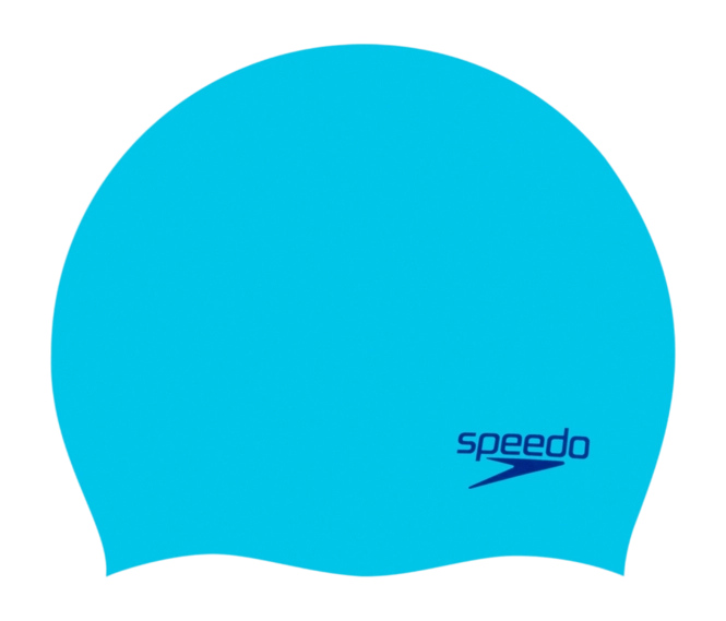 Swimming Cap Speedo Kids Moulded Silicone Blue
