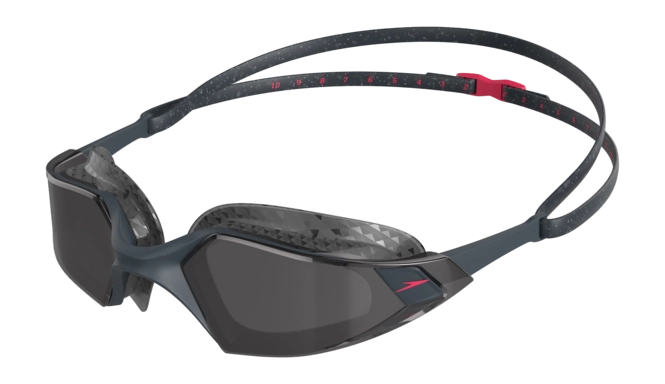 Swimming Goggles Speedo Adult Aquapulse Pro Grey Red
