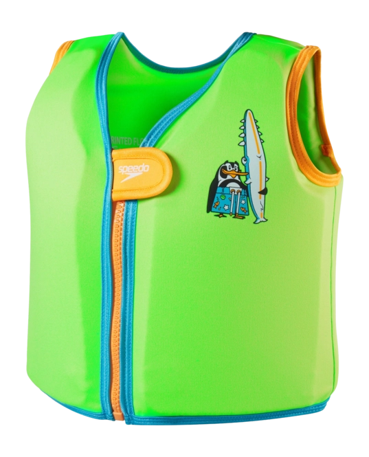 Children's swim vest Speedo LTS Character PR Float Vest Green Blue 1-2 Years
