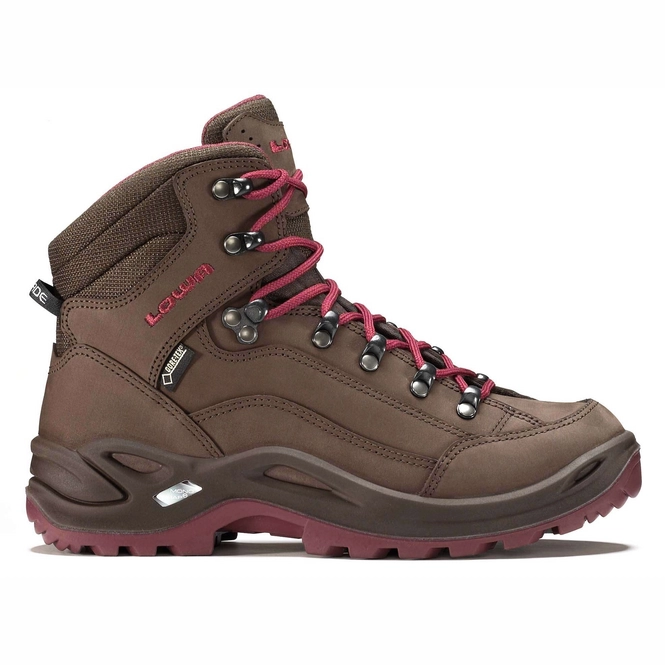 Walking Shoe Lowa Renegade Gtx Mid Ws Espresso Berry
