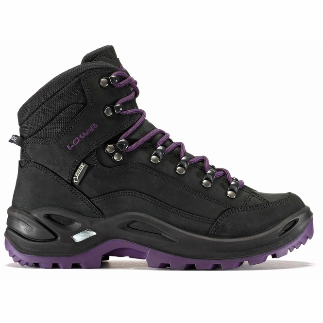 Walking Shoe Lowa Renegrade Gtx Mid Ws Black Blackberry
