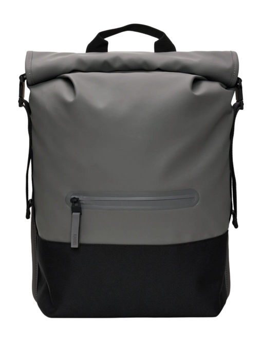 Rucksack RAINS Unisex Trail Rolltop Grey