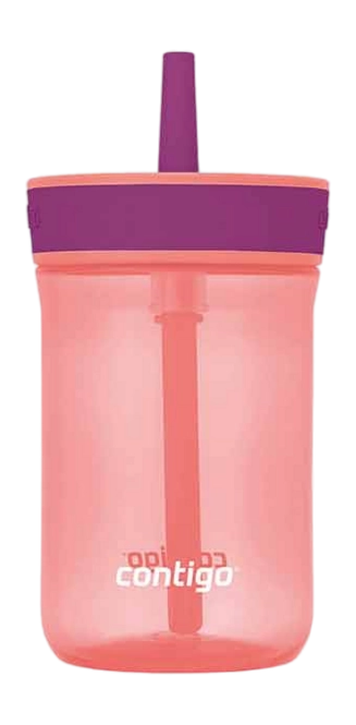 Flask Contigo Leighton Kids Flask with Straw Pink 420 ml