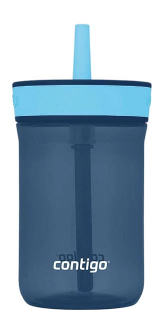 Flask Contigo Leighton Kids Flask with Straw Blue 420 ml